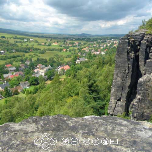 Panorama Tyssa - Elbsandsteingebirge