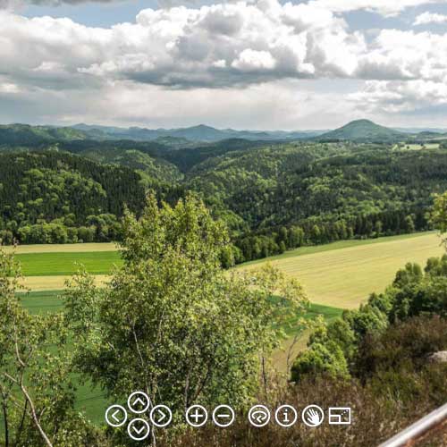 Panorama Zirkelstein - Sächsische Schweiz