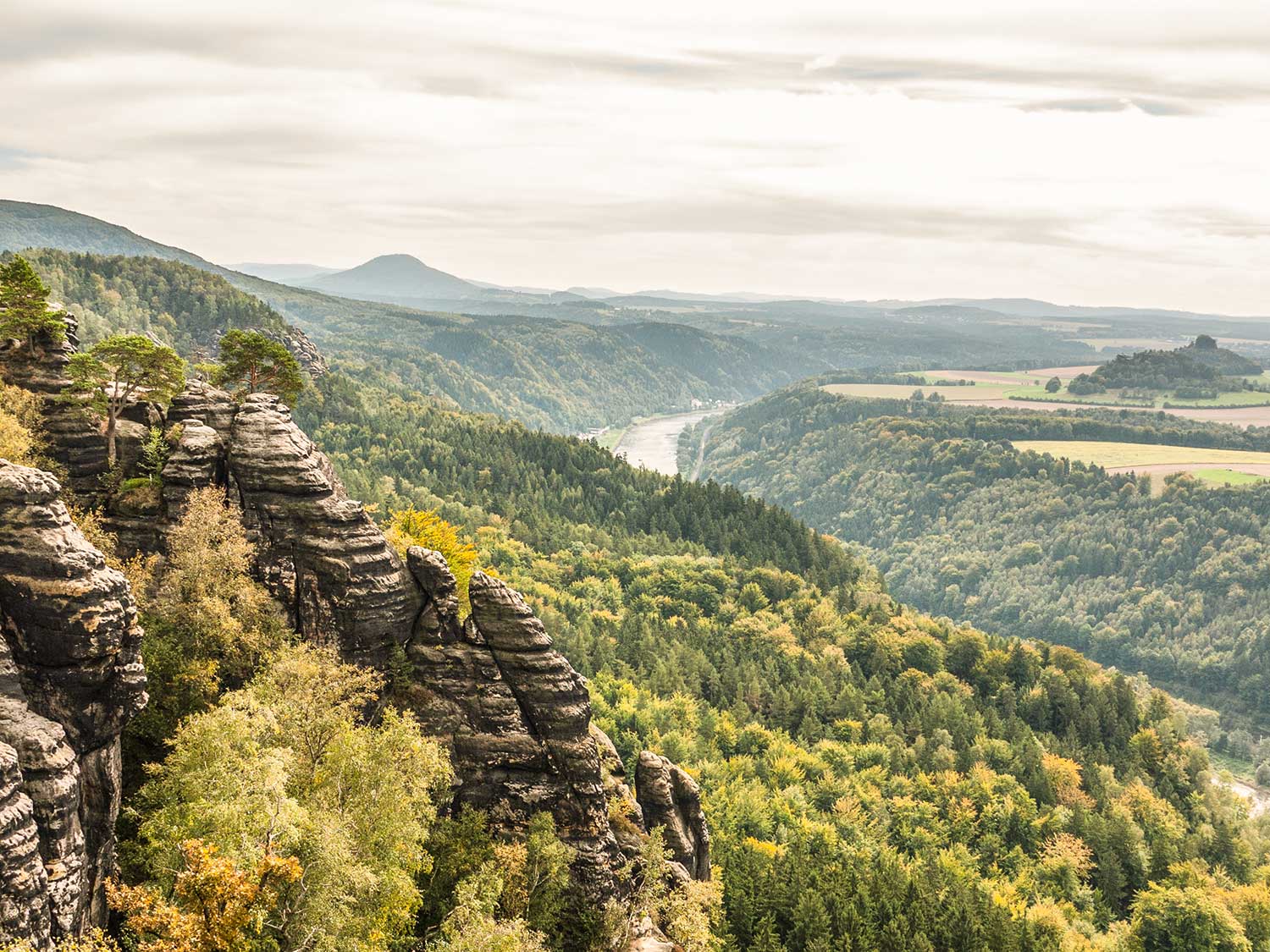 Blick ins Elbtal