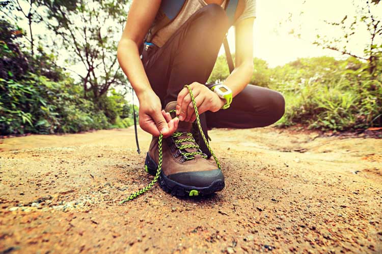 die richtigen Schuhe zum Wandern